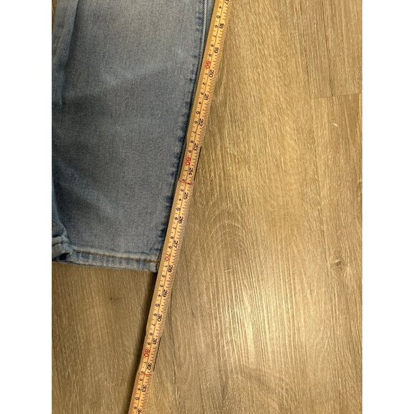 H&M & Denim Jeans Women's Distressed Destroyed Light Blue Denim Size 30/32 - Picture 6 of 14